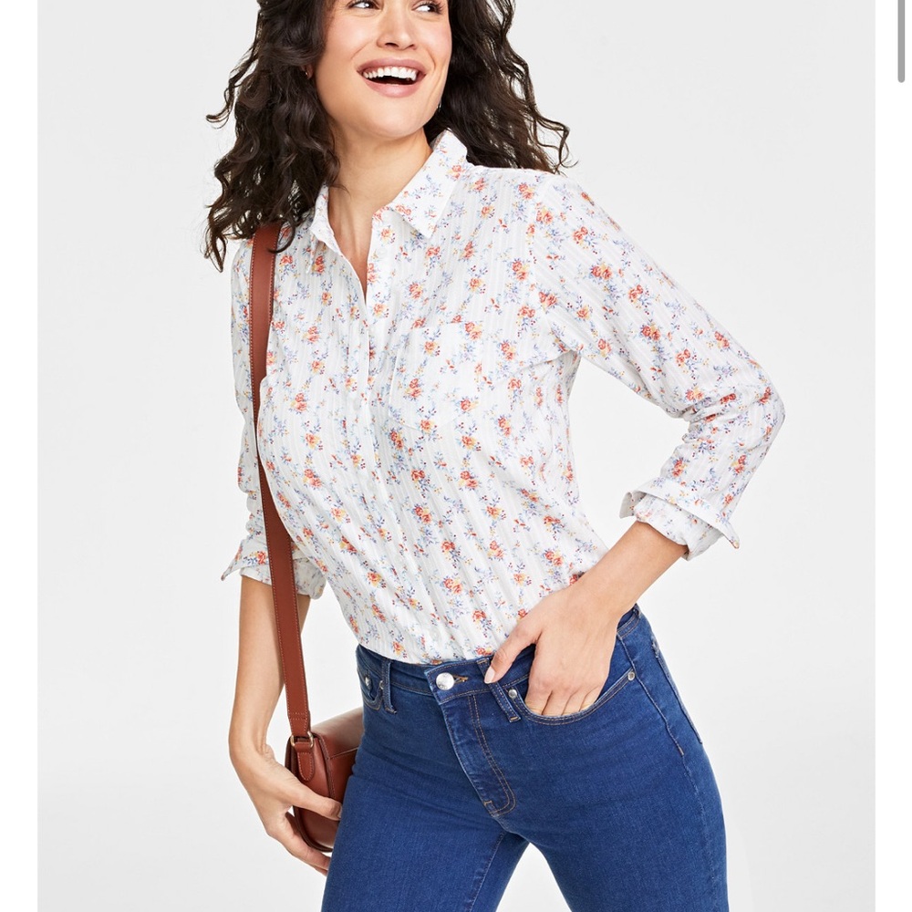 Floral Button-Up Shirt